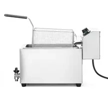 Frytownica elektryczna XL, 10 l, stal nierdzewna, 1-komorowa | HENDI 209424