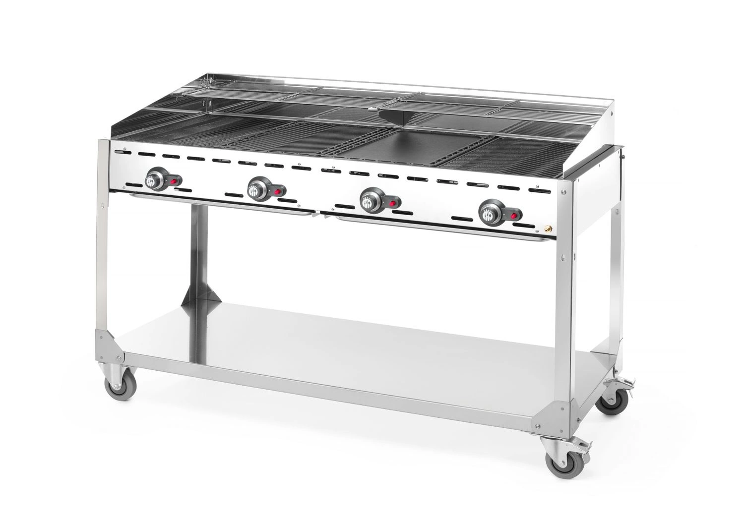 Grill gazowy Green Fire Kitchen Line 4-palnikowy, 22 kW | HENDI 149614