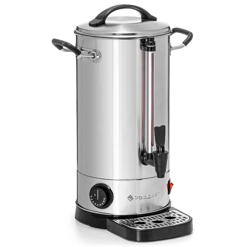 Warnik do wody 10 l z tacką ociekową, pojedyncza ścianka | FORGAST FG05211