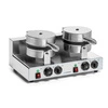 Gofrownica elektryczna podwójna do gofrów belgijskich, śr. 18,5 cm, 4 kW, 230 V  | FORGAST FG09721