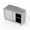 Stół roboczy nierdzewny z szafką 190x70x85 cm | FORGAST