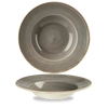 Talerz do pasty porcelanowy Peppercorn Grey śr. 28 cm | FINE DINE SPGSVWBL1