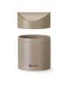 Śmietniczka stołowa z uchylną pokrywą, 1,2L, beżowy, śr. 12 x H 16.5 cm | HENDI 440797