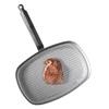 Patelnia grillowa prostokątna CARBONE PLUS - 38x26 cm | DE BUYER D-5540-38
