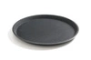 Taca do serwowania antypoślizgowa czarna śr. 50 cm | HENDI 508787