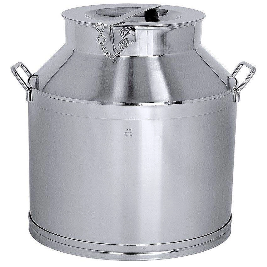 Bańka z pokrywą 50 l, stal nierdzewna, wysokość 65 cm | CONTACTO 3010/050