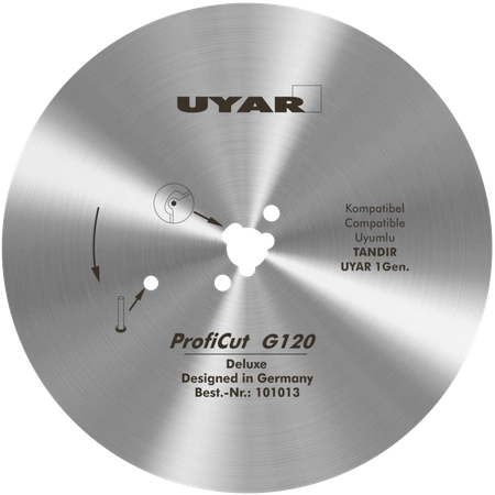 Ostrze gładkie ProfiCut G120 Deluxe - śr. 120 mm | UYAR 101013S