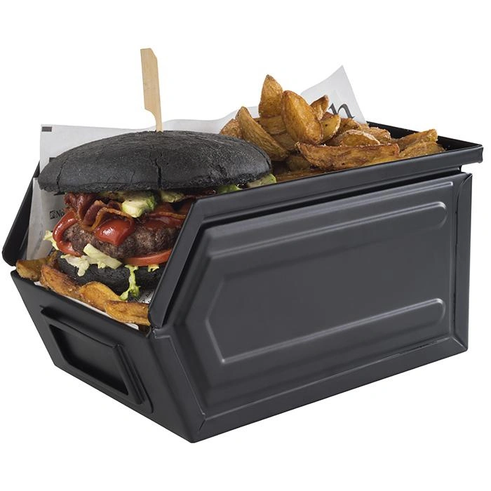 Pojemnik na przekąski INDUSTRIAL 23x15.5x13 cm | APS 40676