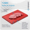 Deska do krojenia HACCP czerwona 60x40 cm | FORGAST FG12611