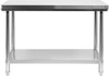 Stół roboczy centralny nierdzewny z półką 120x60x85 cm | YATO YG-09002