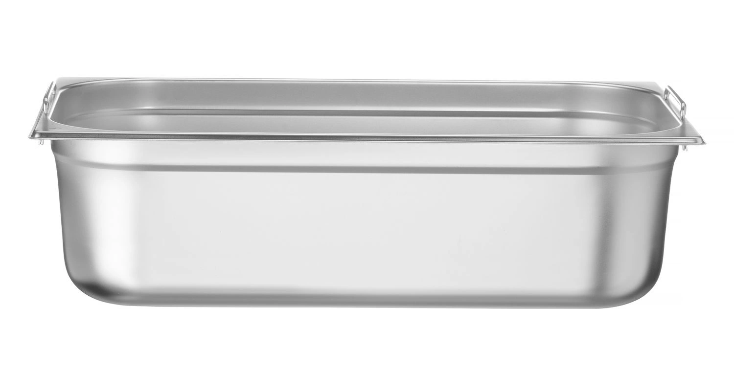 Pojemnik GN 1/1, gł. 15 cm stalowy z uchwytami | HENDI 817148