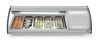 Witryna chłodnicza do sushi, 63 l, LED, 3-7°C, 130.7x45x33 cm | HENDI 233757