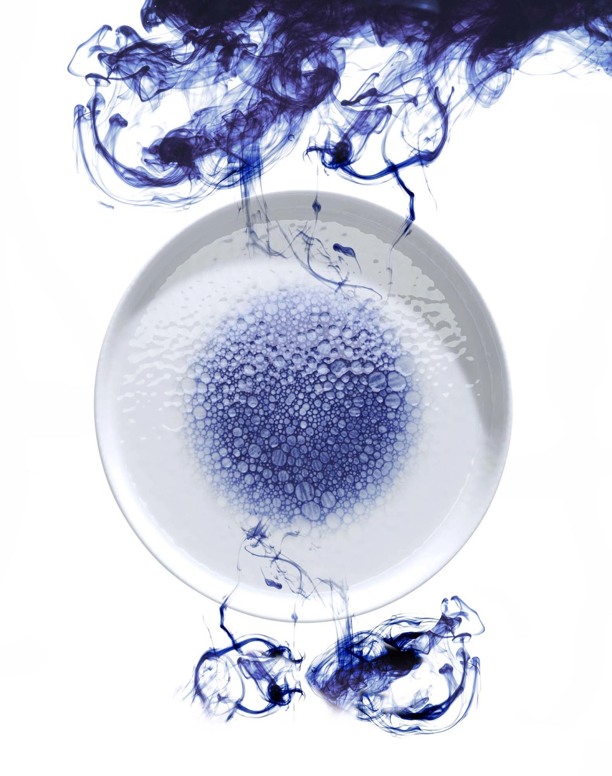 Talerz z wysokim rantem Serenity śr. 21 cm | FINE DINE 760215