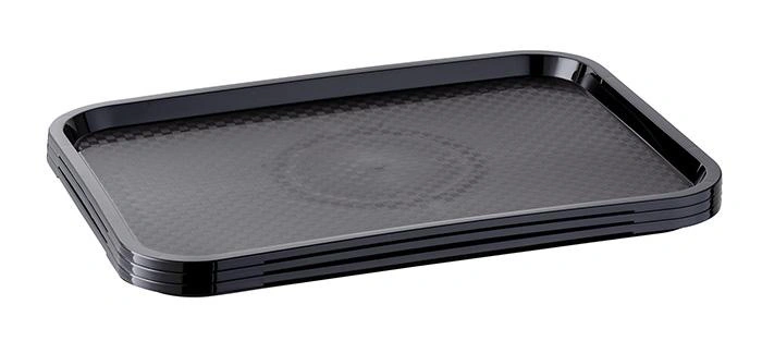 Taca FAST FOOD czarna, 41x30.5x2.5 cm | APS 536