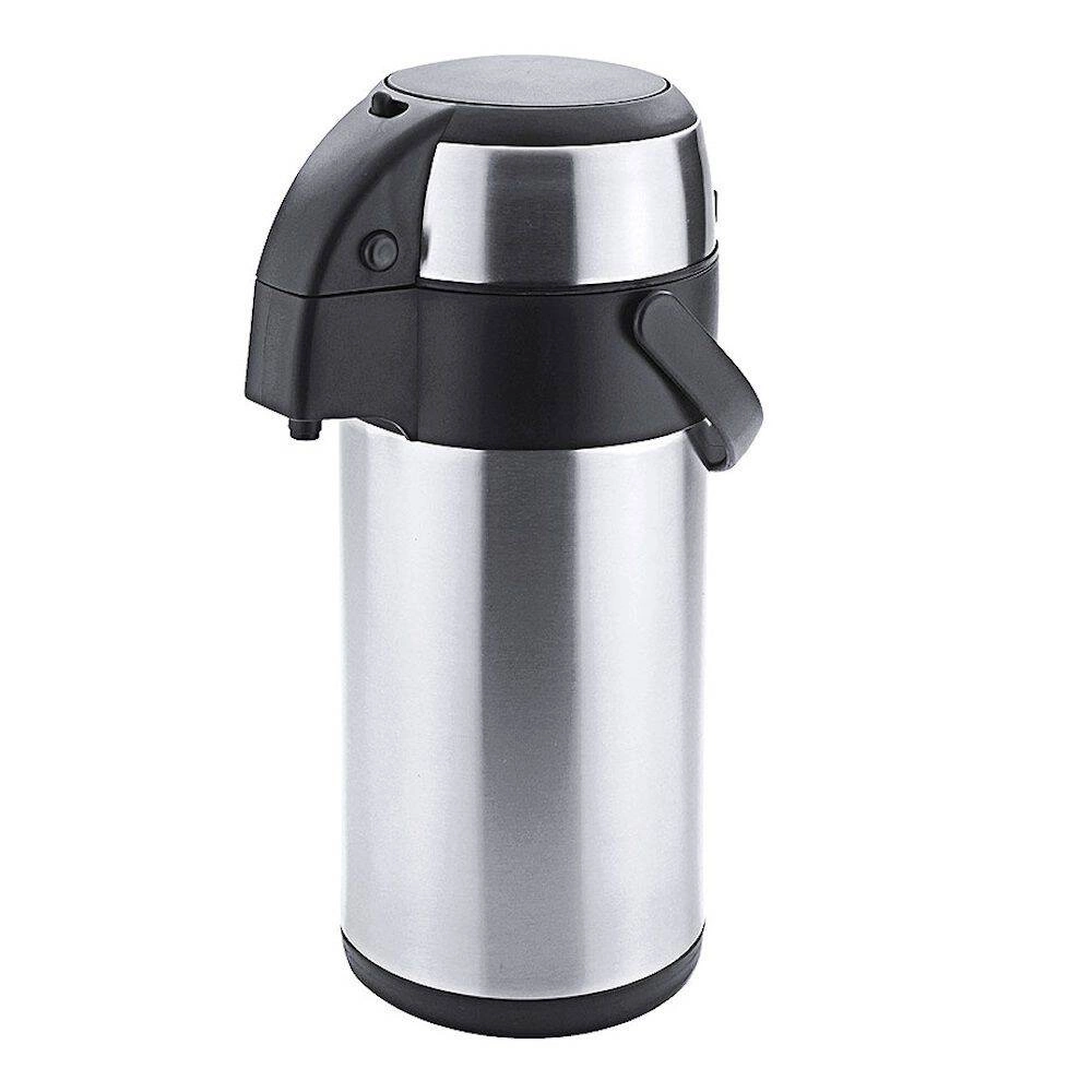 Termos stalowy z pompką, 3 l, średnica 15 cm | CONTACTO 5166/300