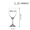 Kieliszek do wina Aspen 455 ml | LAV LH-ASP545KH