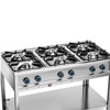 Kuchnia gastronomiczna gazowa 6-palnikowa, 34,4 kW | FORGAST FG09456