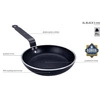 Patelnia aluminiowa non-stick śr. 28 cm Al Black | AGNELLI 2111FBSS28