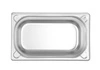 Pojemnik GN 1/4 gł. 15 cm ze stali nierdzewnej KITCHEN LINE | HENDI 806548