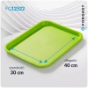 Taca fast food zielona wym. 40x30 cm | FORGAST FG12522