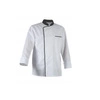 Bluza kucharska Energy z szarą lamówką długi rękaw XXL | ROBUR U-EN-GLS-XXL