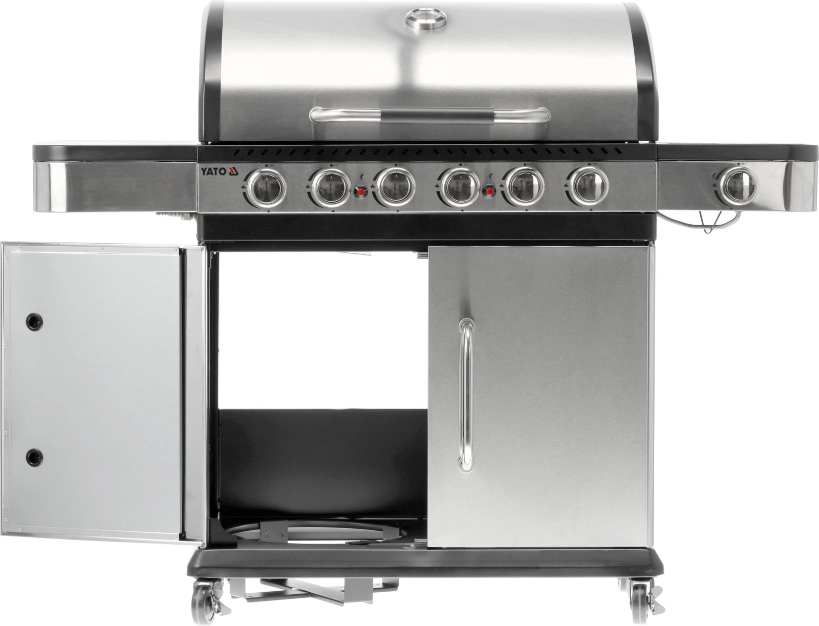 Grill zewnętrzny gazowy Zushi 6+1 | YATO YG-20004