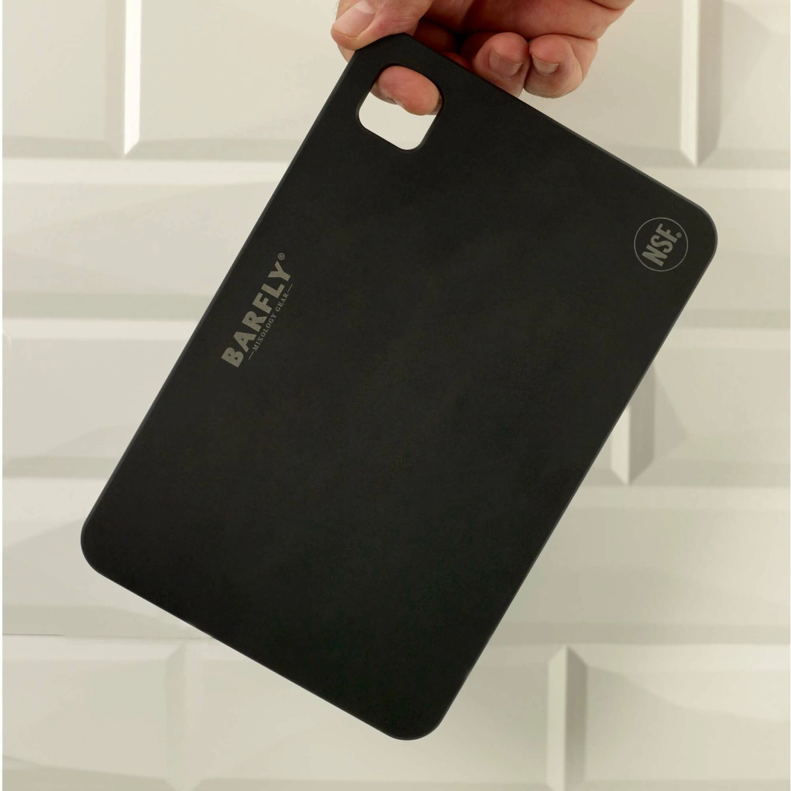 Deska barmańska, czarna, 15x23 cm | BARFLY M37137BK