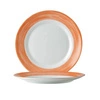 Talerz płytki BRUSH pomarańczowy - 19,5 cm | ARCOROC 49138