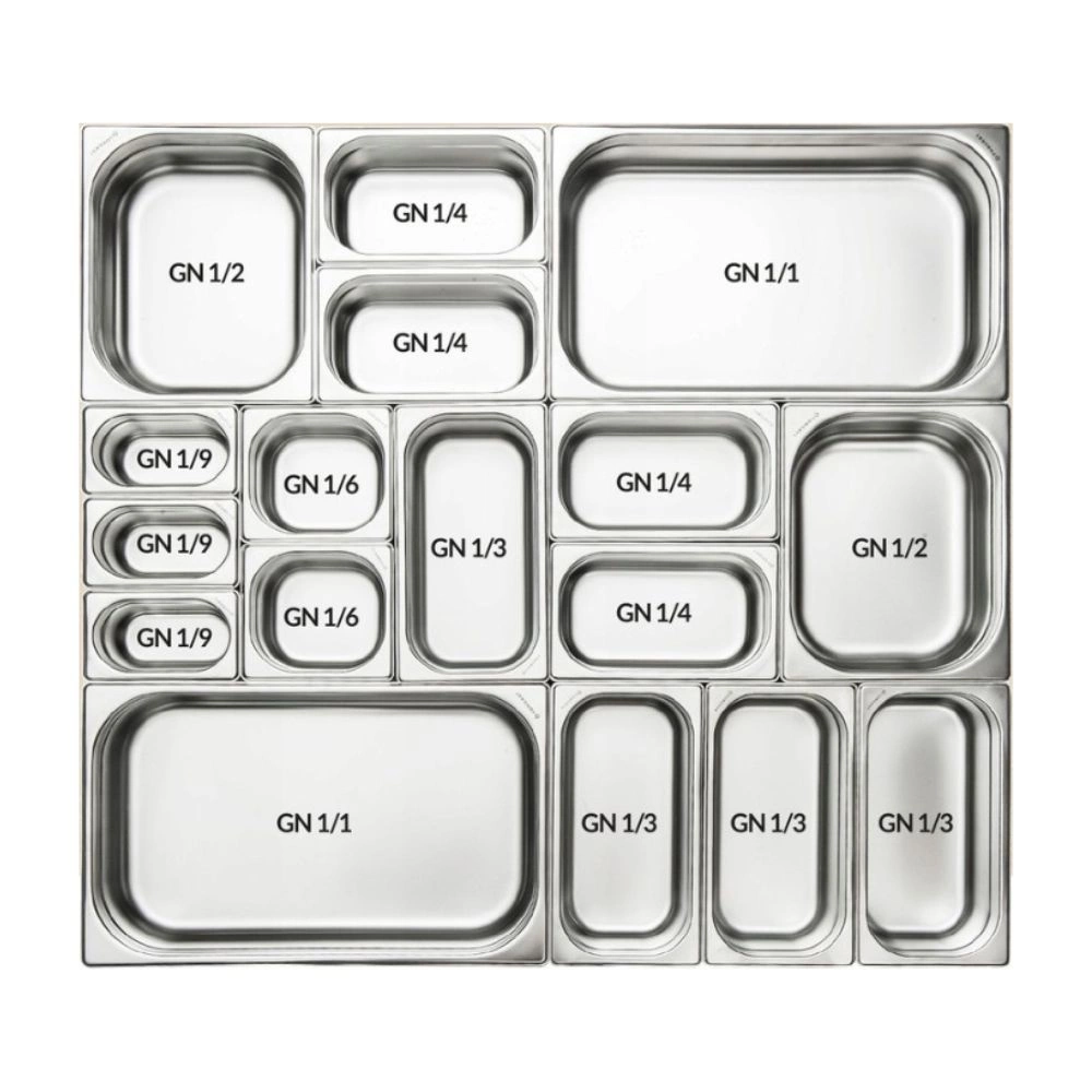 Pojemnik GN 1/2 20 cm Standard ze stali nierdzewnej | FORGAST FG04220V1