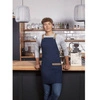 Fartuch Urban-Look X-Style wiązany pasami z kieszenią stalowy niebieski | KARLOWSKY LS 38-83-Stck
