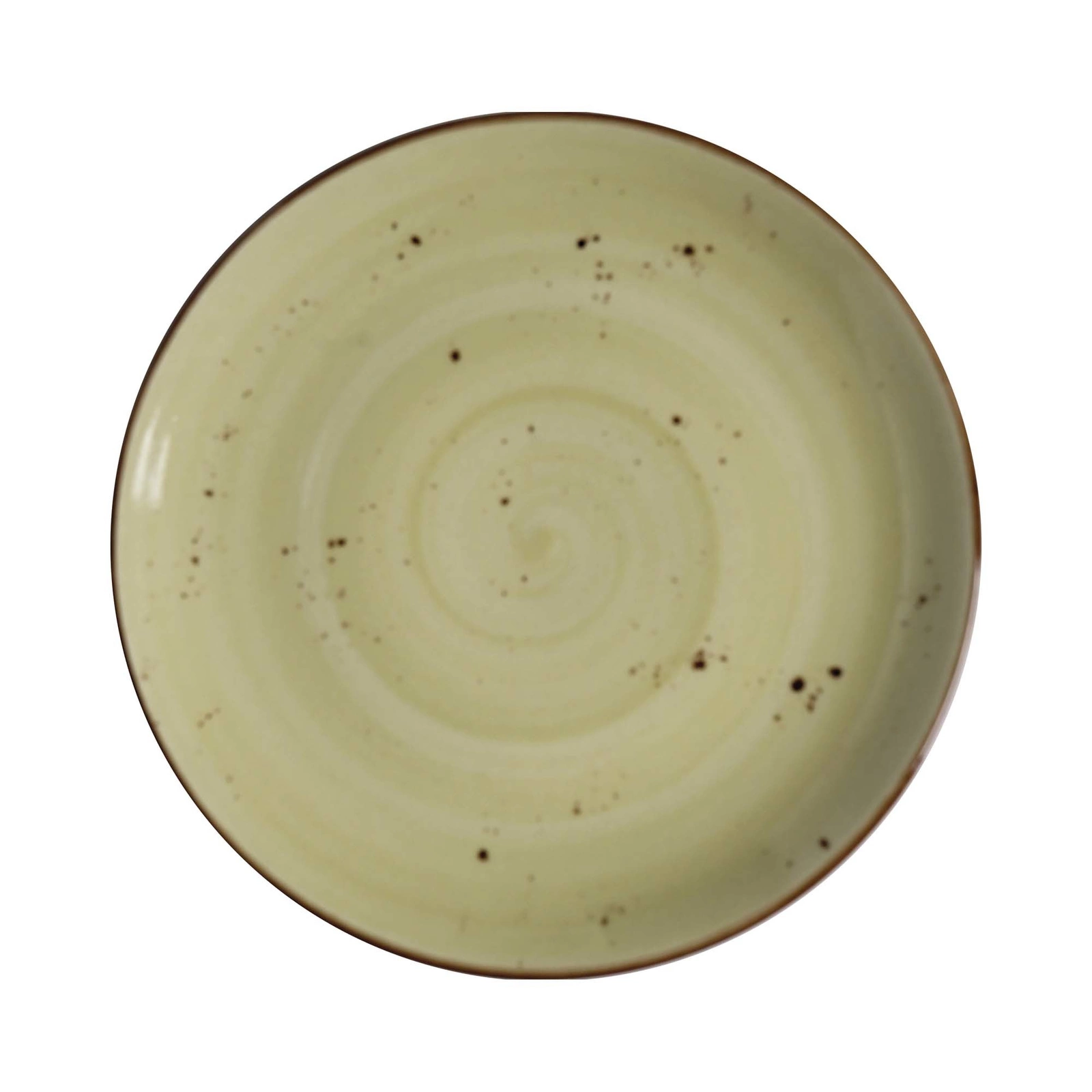 Talerz porcelanowy płytki Olive śr. 19 cm | FINE DINE 777978