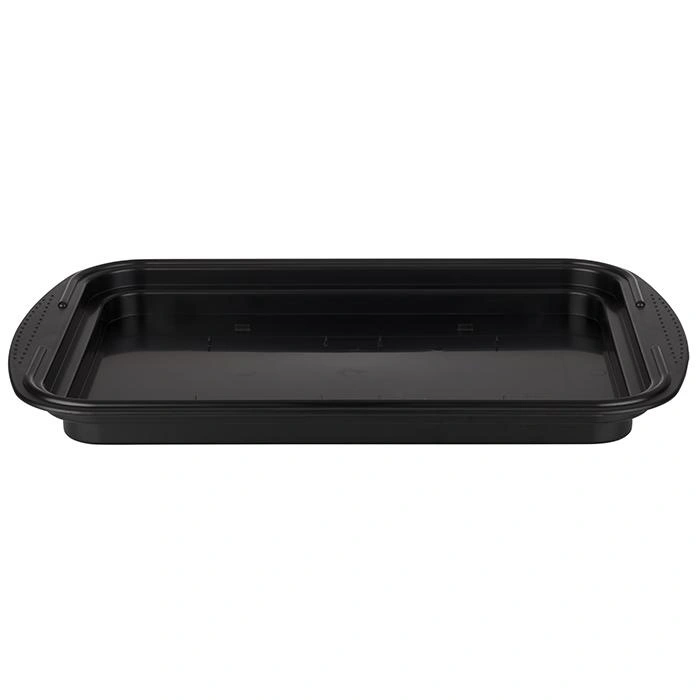 Taca z wkładem chłodzącym i pokrywą, czarna 43x29x14 cm | APS 9091