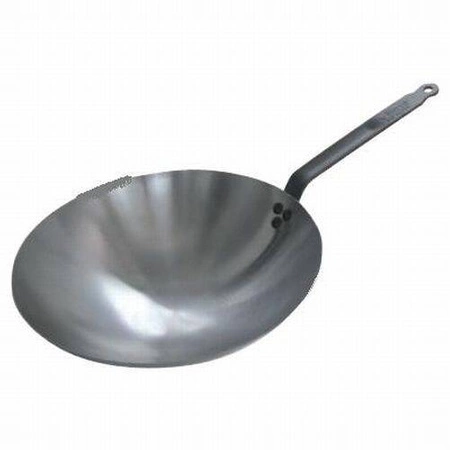 Patelnia WOK CARBON PLUS - 35.5 cm | DE BUYER D-5114-35