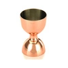 Miarka barmańska Bell z prostą krawędzią, stal nierdzewna, kolor: miedź 25/50 ml | BARFLY M37098CP