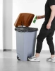Pokrywa do kosza na śmieci 120 l, brązowa | HENDI 873519
