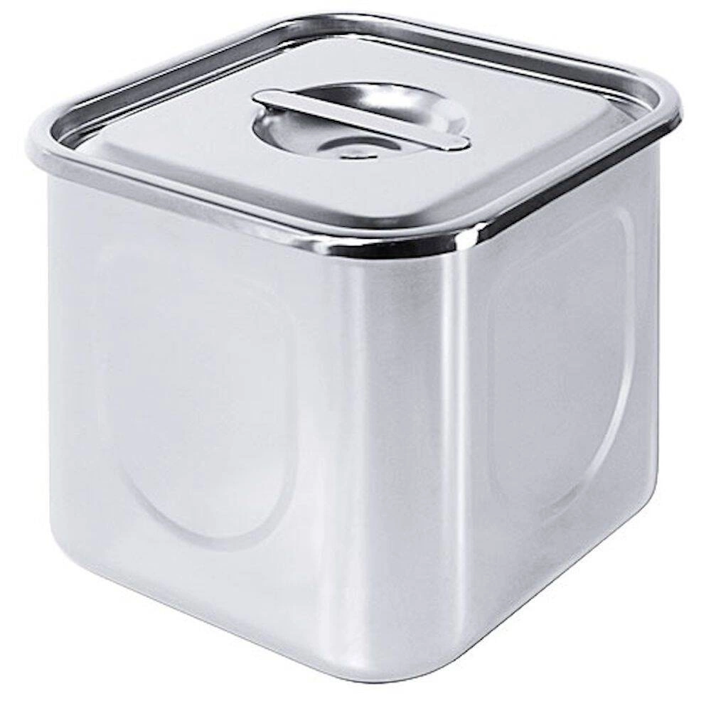 Pojemnik na żywność ze stali nierdzewnej, 2,5 l, 14x14x14 cm | CONTACTO 310/014