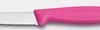 Nóż do warzyw i owoców Swiss Classic, ostrze ząbkowane, różowy, dł. ostrza 8 cm | VICTORINOX 6.7635.C1