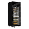 Chłodziarka do wina lakierowana czarna na 58 butelek | BOLARUS PRO VINE C 700