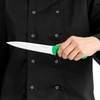 Nóż kuchenny HACCP zielony dł. 18 cm | FORGAST FG01842
