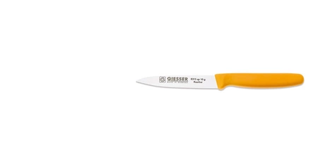 Nóż do obierania - 10 cm, żółty | GIESSER MESSER 8315 sp 10 g