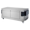 Podstawa z nawilżaną komorą rozrostu na kołach do pieca S105 - wys. 60 cm | MORETTI FORNI MFS105SLHUM60