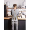 Fartuch Green Generation X-Style kamienny szary | KARLOWSKY LS 37-85-Stck