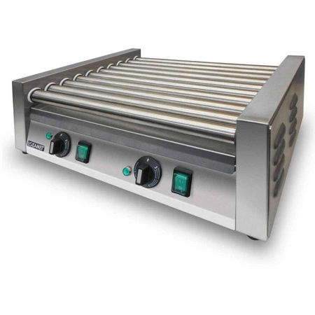 Grill rolkowy 2-strefowy - 8 rolek | LOZAMET GR2A08N