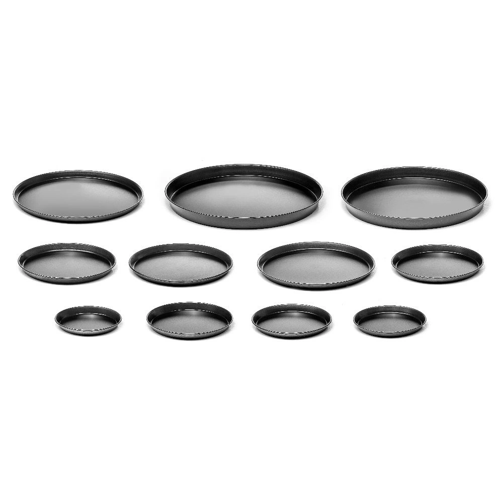 Blacha do pizzy, 28 cm, wysokość 2.5 cm | FORGAST FG02628