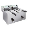 Frytownica elektryczna 2-komorowa z kranem, 2x10 l, 12 kW, 400 V | FIMAR FR1010RN
