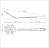 Łyżka cedzakowa LANDHAUS 35,4 cm | TRAMONTINA 29810-293