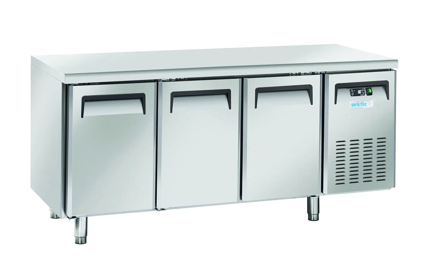Stół chłodniczy 3-drzwiowy z agregatem bocznym, 180x70x85 cm, 400 l | ARKTIC 236727
