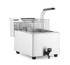 Frytownica elektryczna z panelem cyfrowym Mastercook z kranem spustowym - 8 l | HENDI 207369