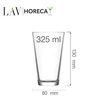 Szklanka wysoka Helsinki 325 ml | LAV LH-HEL232KH