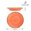 Spodek , porcelana, Amber, 12 cm | PORLAND 04ALM001726